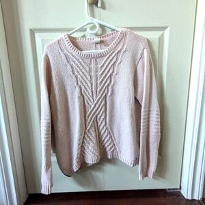 Baby pink ROXY knit crew neck size L